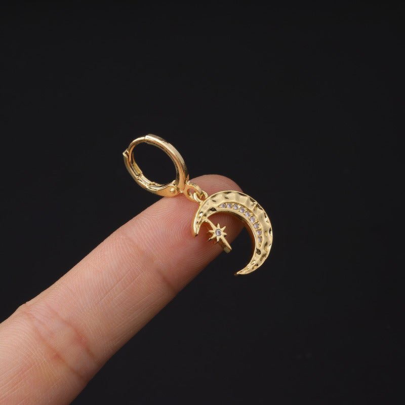 18K Gold Boho Hoop Earrings for Women - Trendy Dangle Earrings with Elegant Design | Perfect for Parties, Weddings & Everyday Wear | HSPJ329