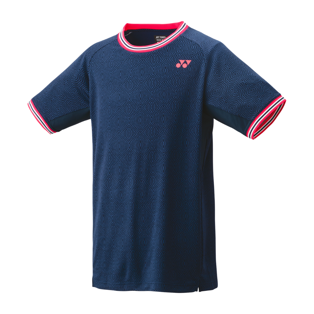 Yonex 10578 Men's Crew Neck T-Shirt - Breathable Cotton Athletic Shirt for Tennis, Golf & Casual Wear | Moisture-Wicking Performance Top for Sports & Everyday Comfort