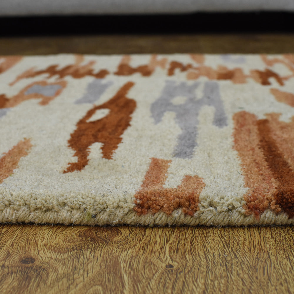 Hand Tufted Reflection Rug - Soft & Durable Modern Area Rug for Living Room, Bedroom, Office - Non-Slip Backing for Home Decor