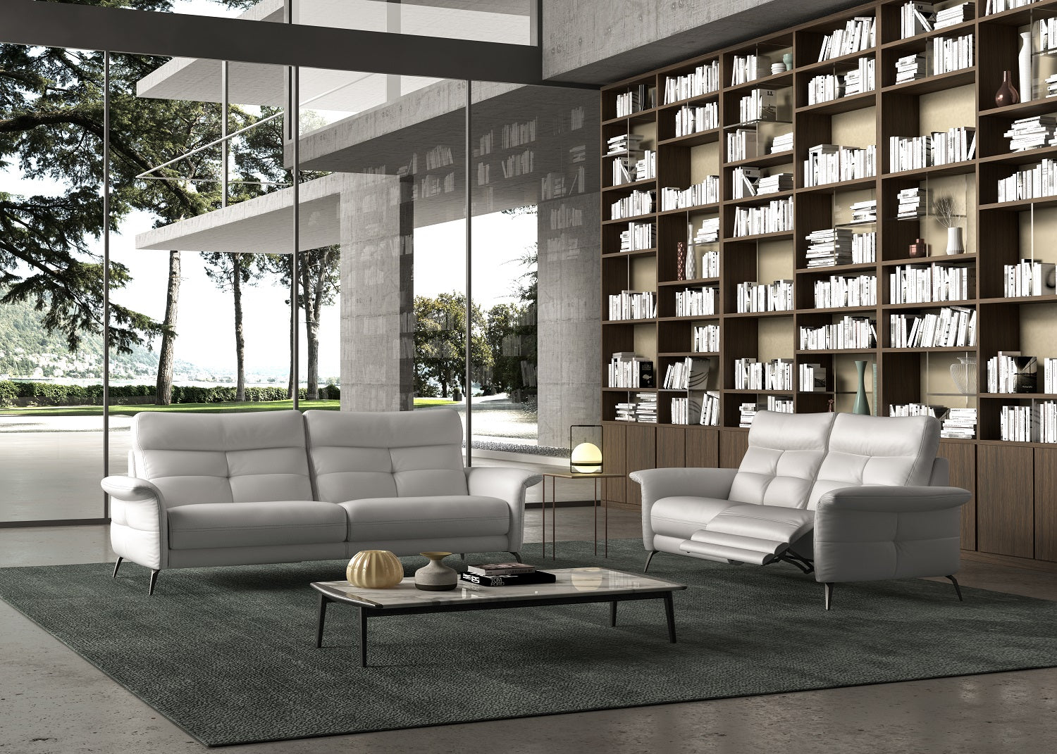 INNOVA DIVANI Diva Sofas - Luxury Modern Sectional Sofa for Living Room, Comfortable Upholstered Couch - Perfect for Home Theater, Lounge & Family Gatherings