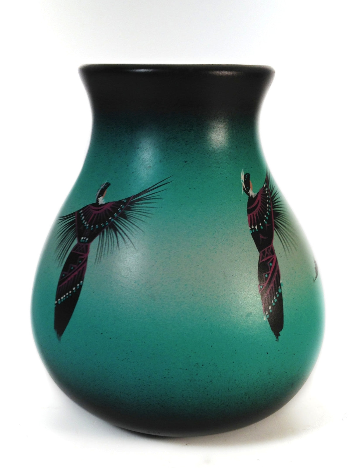 Authentic Native American Cedar Mesa Pottery Vase - Handcrafted Signed Artwork for Home Decor & Southwest Style Interior Design