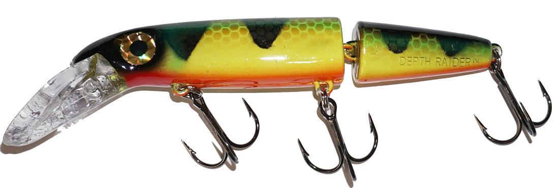 Bucher Jointed 6 DepthRaider Crankbait Fishing Lure - Premium Bass Fishing Bait for Deep Water & Trolling - Perfect for Freshwater & Saltwater Anglers