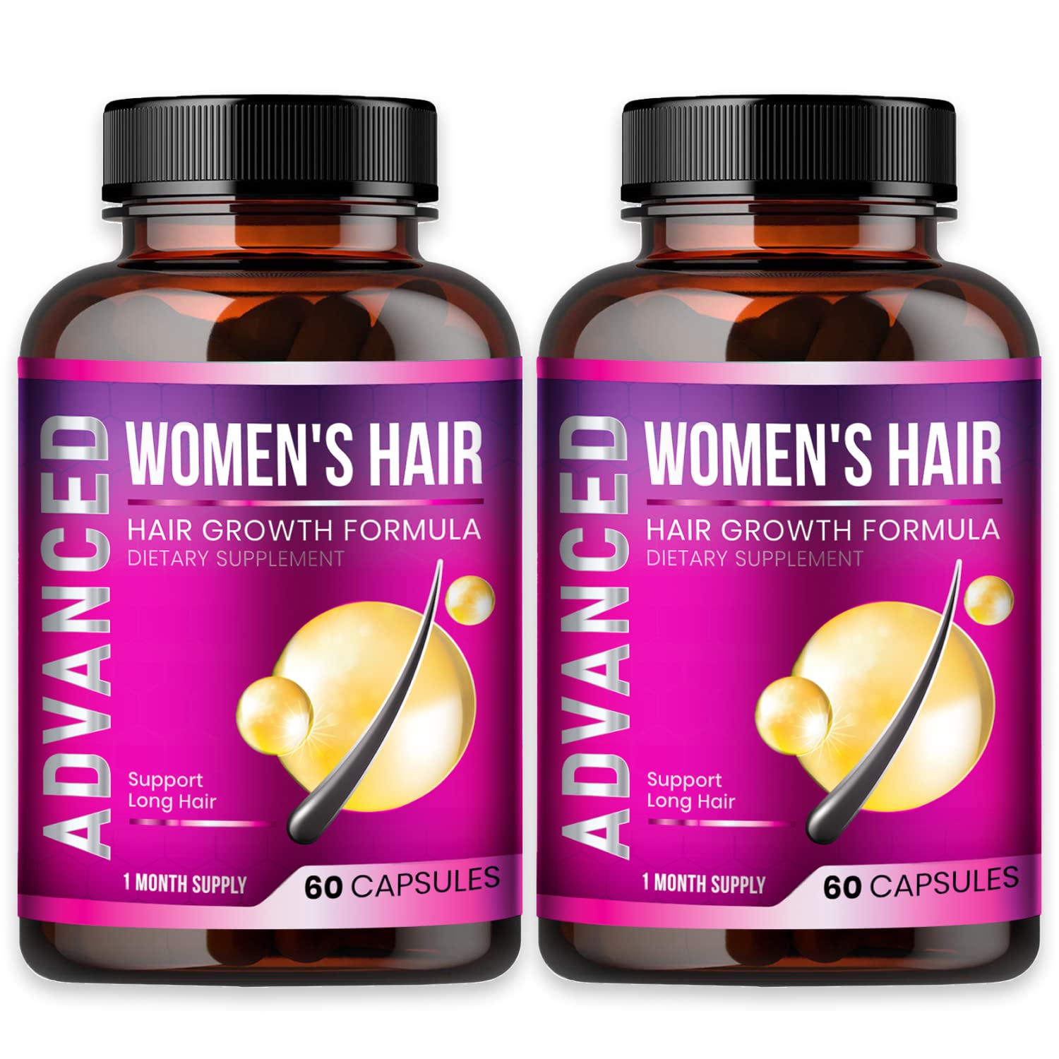 NutraPro Hair Growth Vitamins for Women - Biotin & Saw Palmetto Supplement with DHT Blocker for Thicker, Longer Hair | Reduce Hair Loss & Promote Regrowth | Daily Hair Care for Thinning Hair & Volume Boost | Perfect for Styling, Coloring & Heat-Damaged Hair