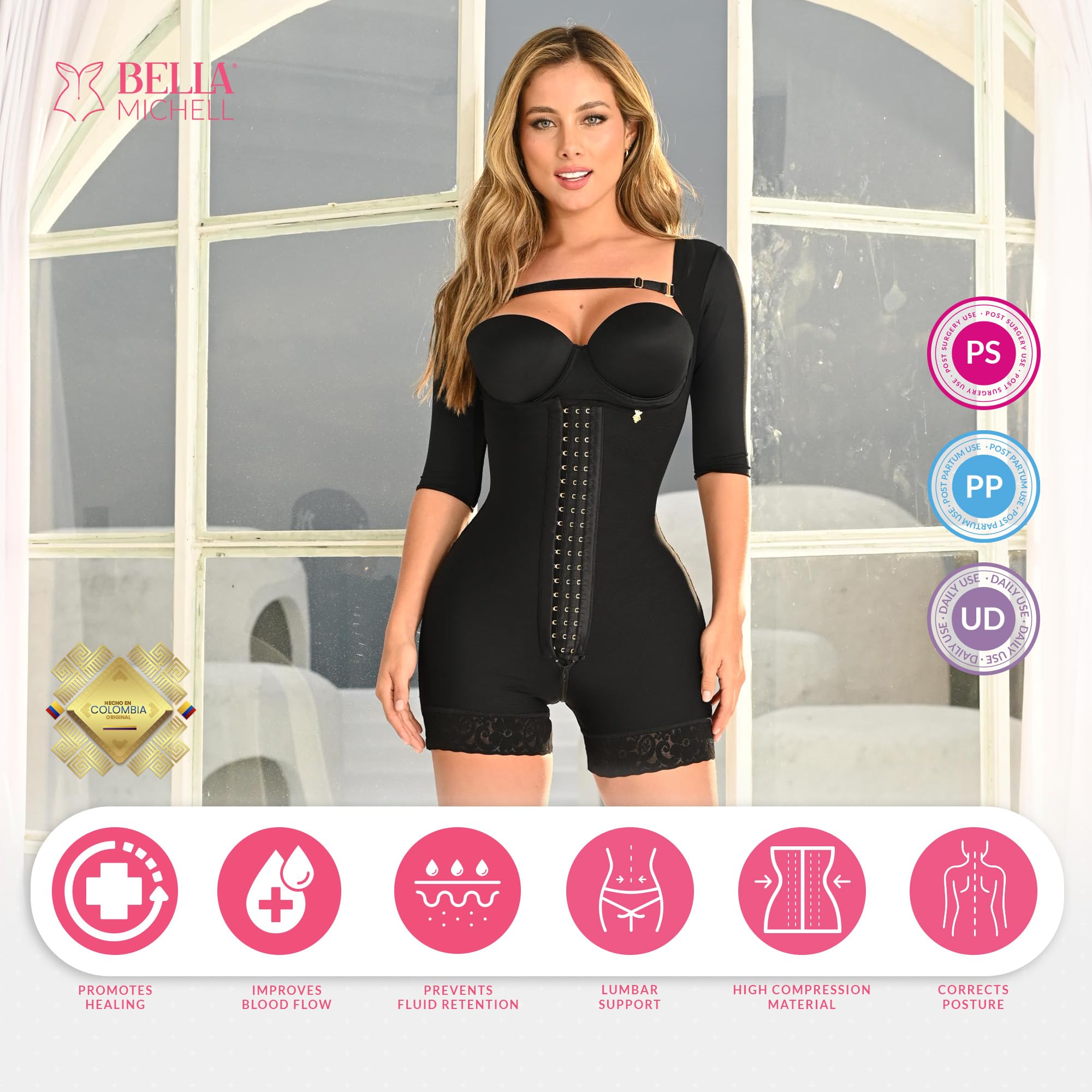 Strapless Waisted Body Shaper Capri with Snap Closure - Women's Tummy Control Shapewear & Hip Enhancer for Slimming, Special Occasions & Everyday Wear