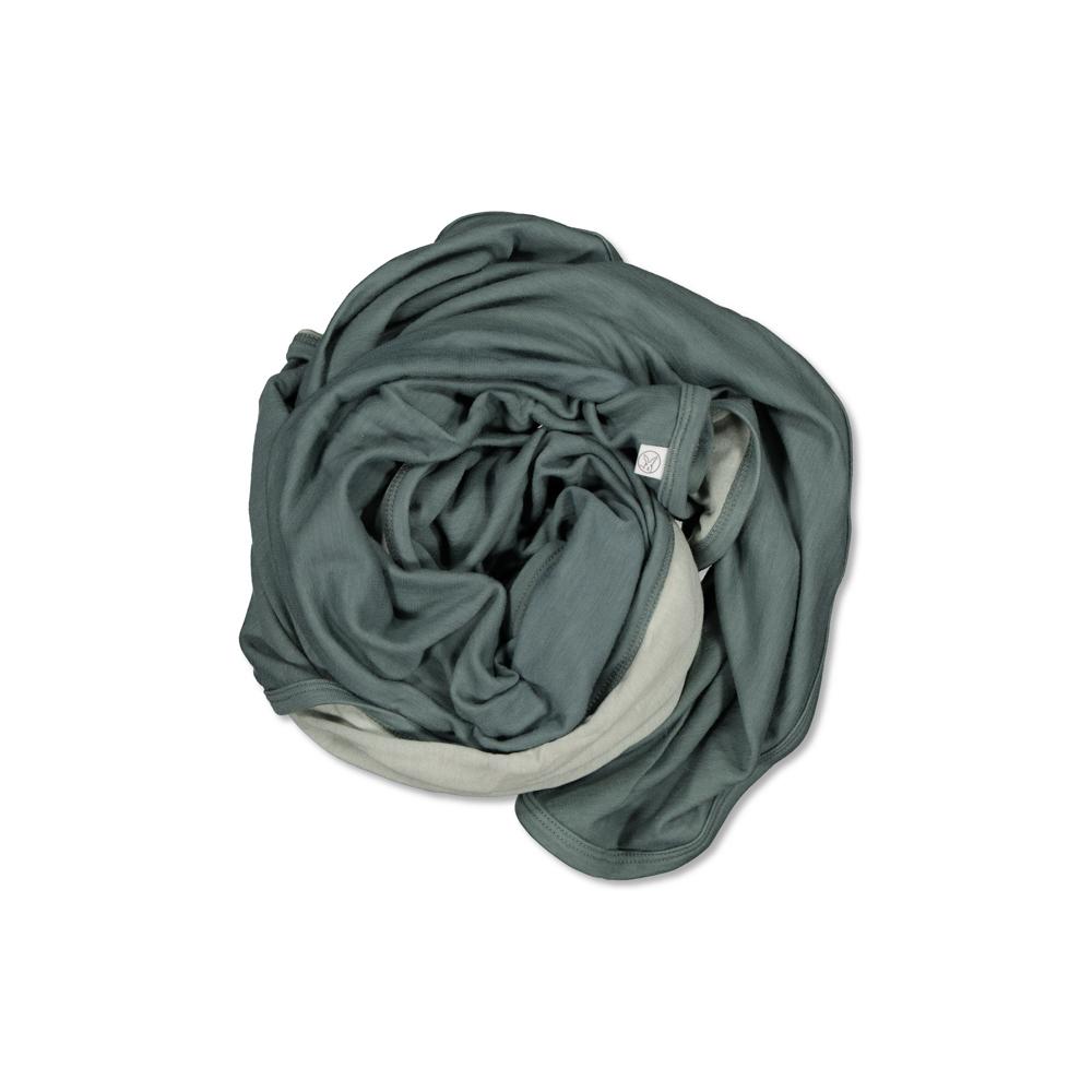 Premium Storm Merino Bamboo Baby Swaddle Blanket - Ultra Soft, Breathable & Hypoallergenic for Newborns - Perfect for Swaddling, Nursing & Stroller Use