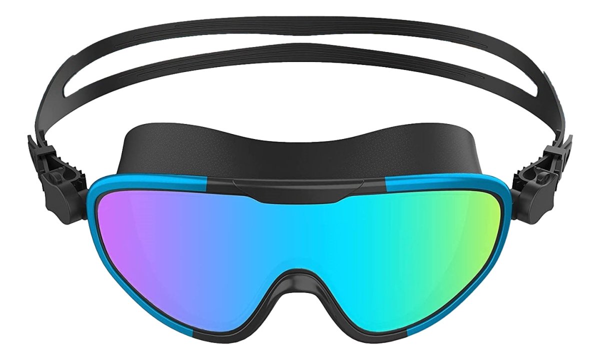 Anti Fog Blue Swimming Goggles for Adults & Kids - UV Protection, Leak Proof Swim Goggles for Pool, Beach & Competitive Swimming