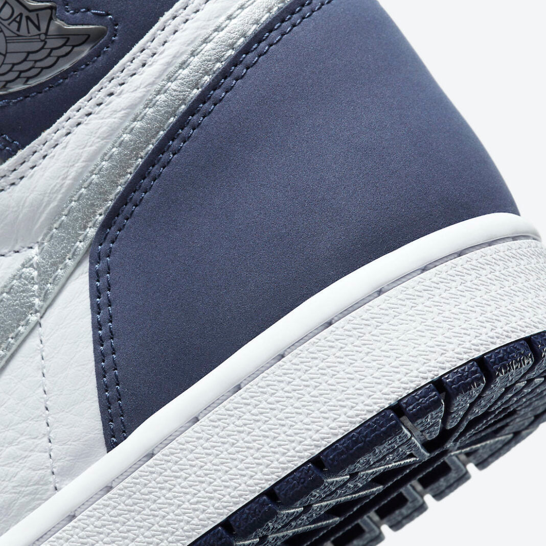 Air Jordan 1 High Retro CO JP Japan Obsidian Midnight Navy Sneakers (2020 Release) - Men's Basketball Shoes for Streetwear & Casual Fashion