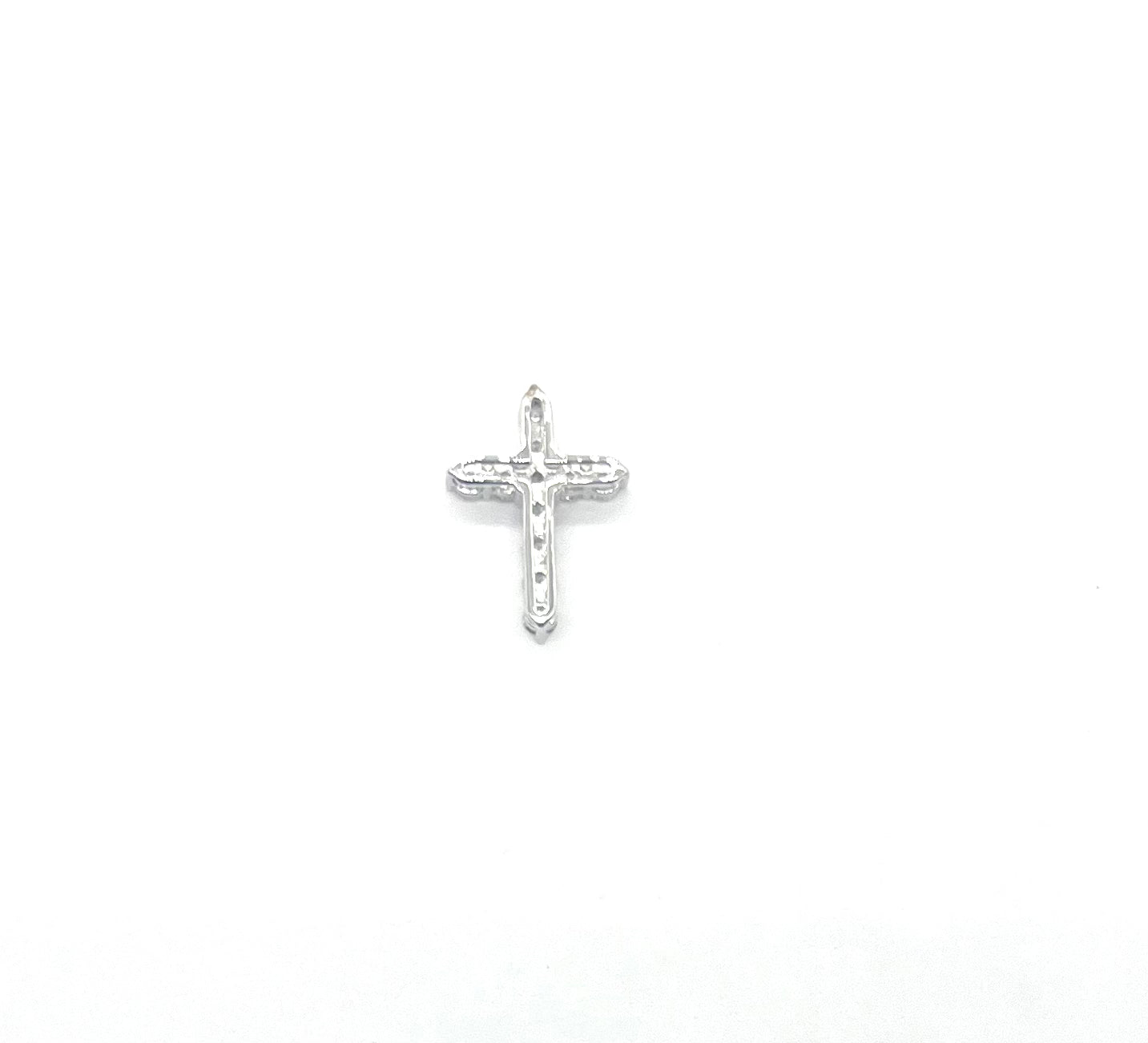 1ctw White Gold Lab-Grown Diamond Cross Pendant Necklace - Elegant Jewelry Gift for Women, Perfect for Weddings, Anniversaries & Special Occasions