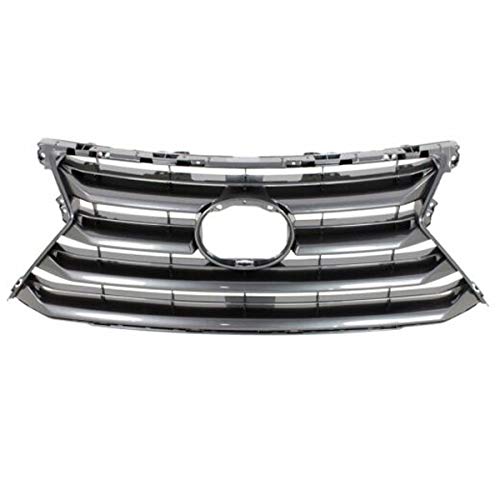 2015-2017 Lexus NX200T/NX300H Front Grille Assembly (Non F-Sport) - Silver Chrome Replacement Grill for Improved Style & Aerodynamics | Perfect for Car Upgrades, Customization & Luxury SUV Enhancement