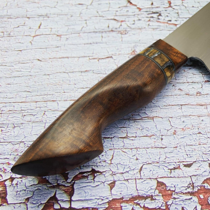 Premium Joe Edson 270mm AEB-L Stainless Steel K-Tip Gyuto Custom Chef Knife - Professional Japanese Kitchen Knife for Slicing, Dicing & Precision Cooking