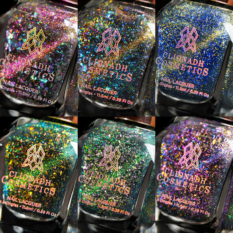 Trip Adelic Nail Lacquer Set - 6 Pack Vibrant Nail Polish Colors for Women - Perfect for Manicures, Pedicures & Nail Art Designs