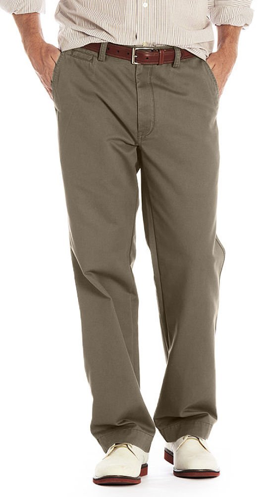 Haggar Men's Comfort Stretch Chino Pants - Regular & Big & Tall Sizes | Classic Fit Dress Pants for Office, Business Casual & Everyday Wear
