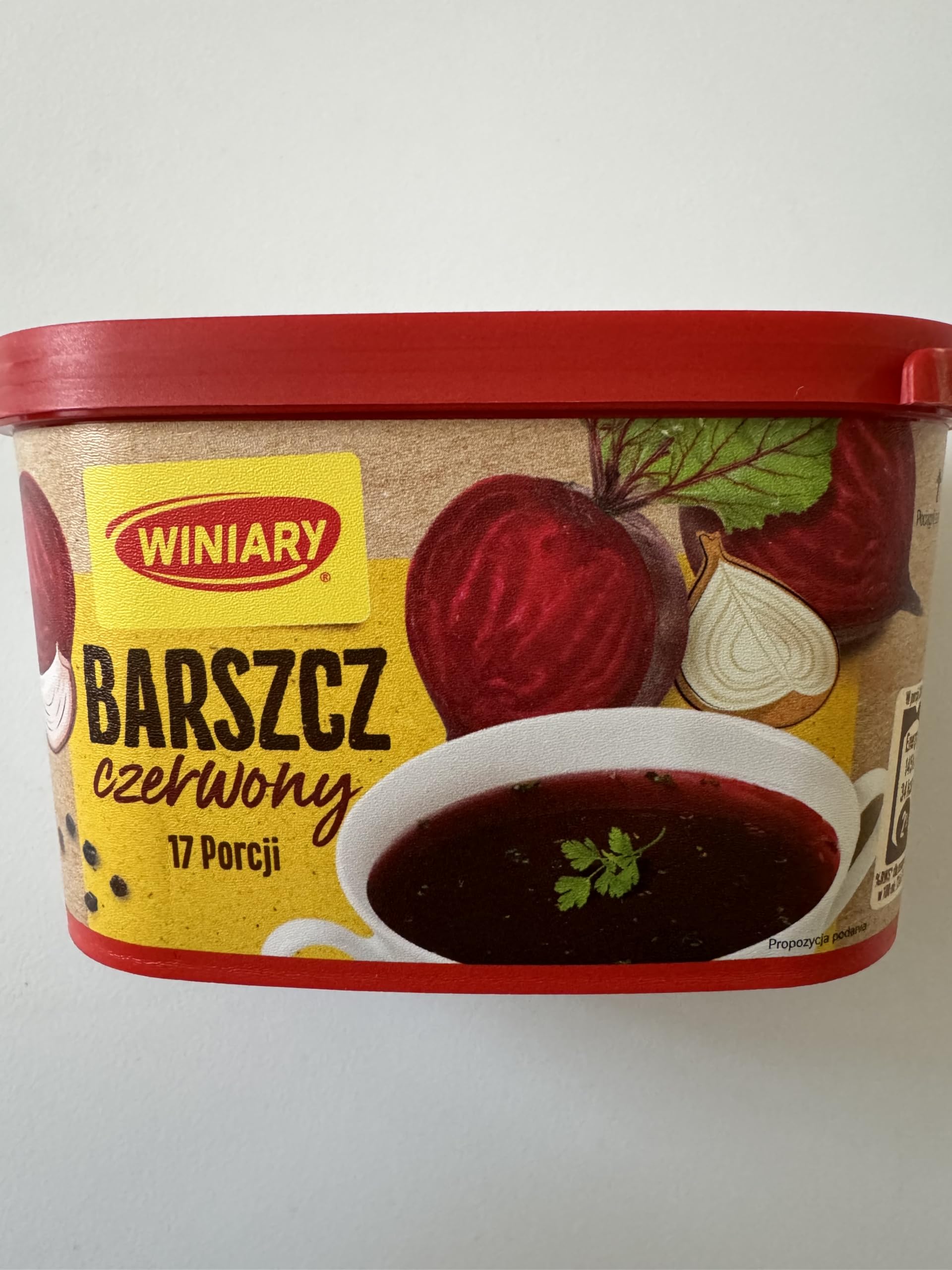Authentic Polish Red Borsch Instant Soup by Winiary - 170g (Pack of 2) | Traditional Eastern European Beetroot Soup for Quick Meals & Camping