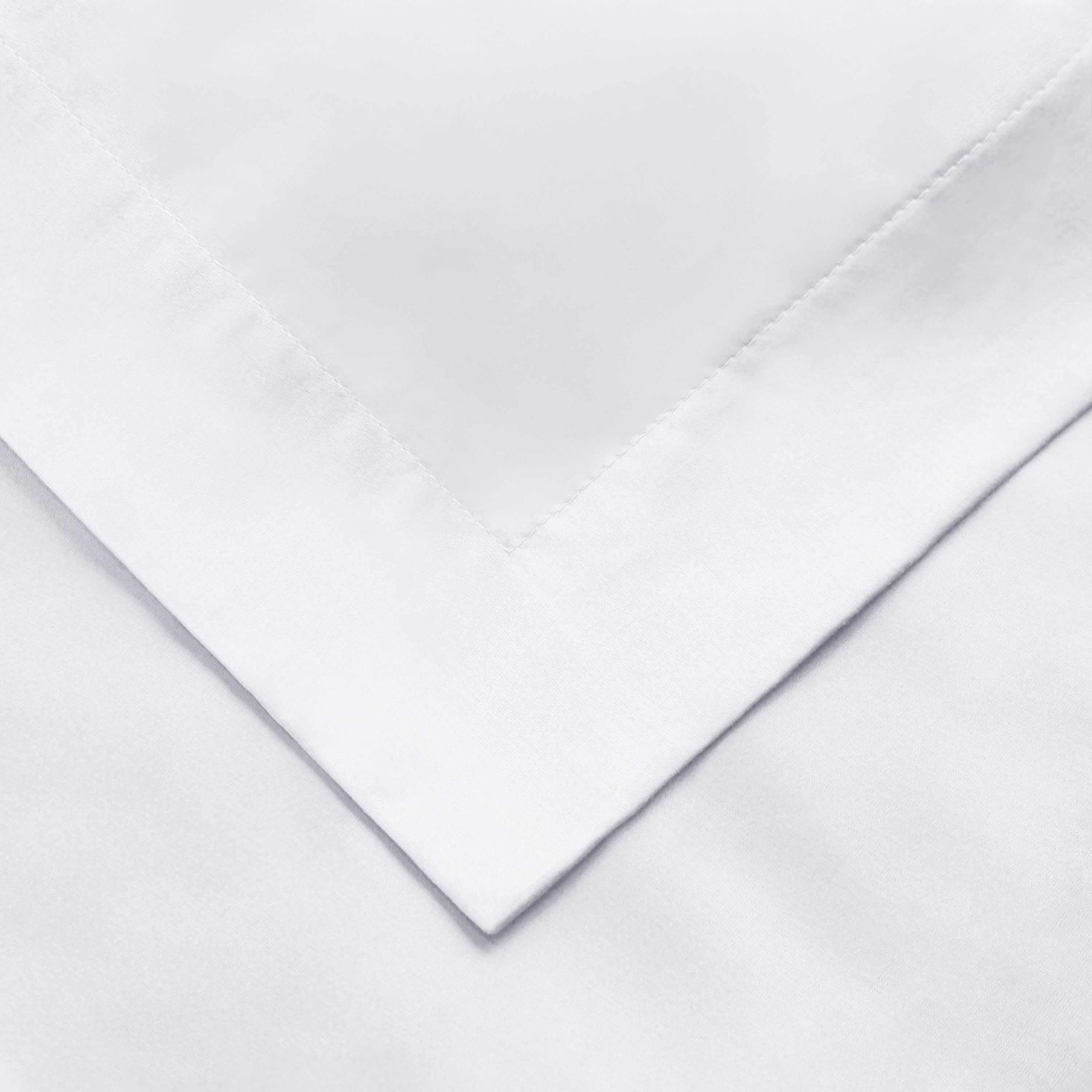 1000 Thread Count Egyptian Cotton Solid Duvet Cover Set - Luxury Bedding for Master Bedroom & Guest Room - Soft Breathable Duvet Cover for All Seasons