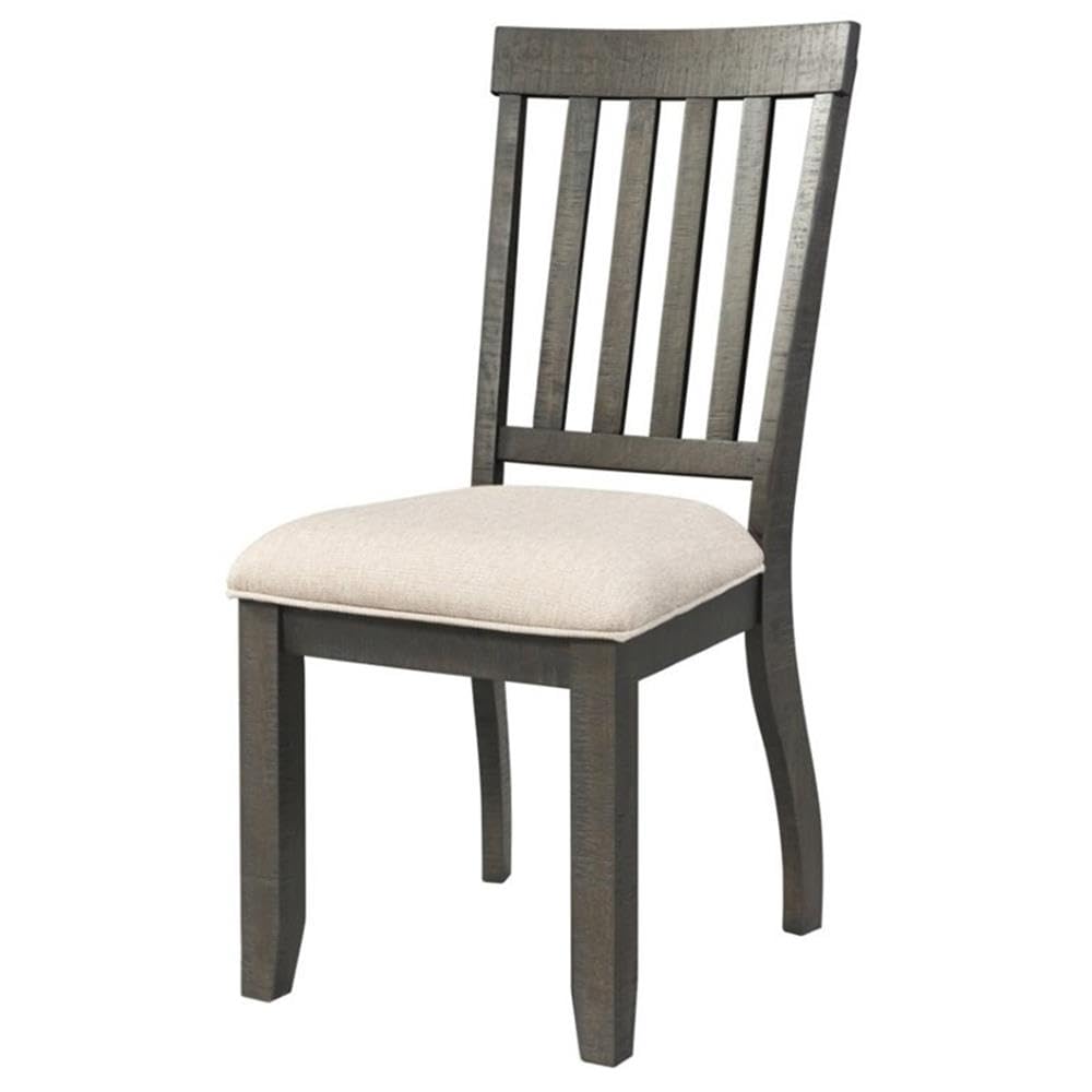 Picket House Furnishings Stanford Side Chair Set of 2 - Modern Dining Chairs for Kitchen, Dining Room & Office - Sturdy Wooden Accent Chairs with Upholstered Seat