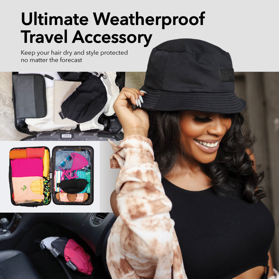 Waterproof Satin Lined Bucket Hat for Women & Men - UV Protection Sun Hat for Beach, Hiking & Outdoor Activities