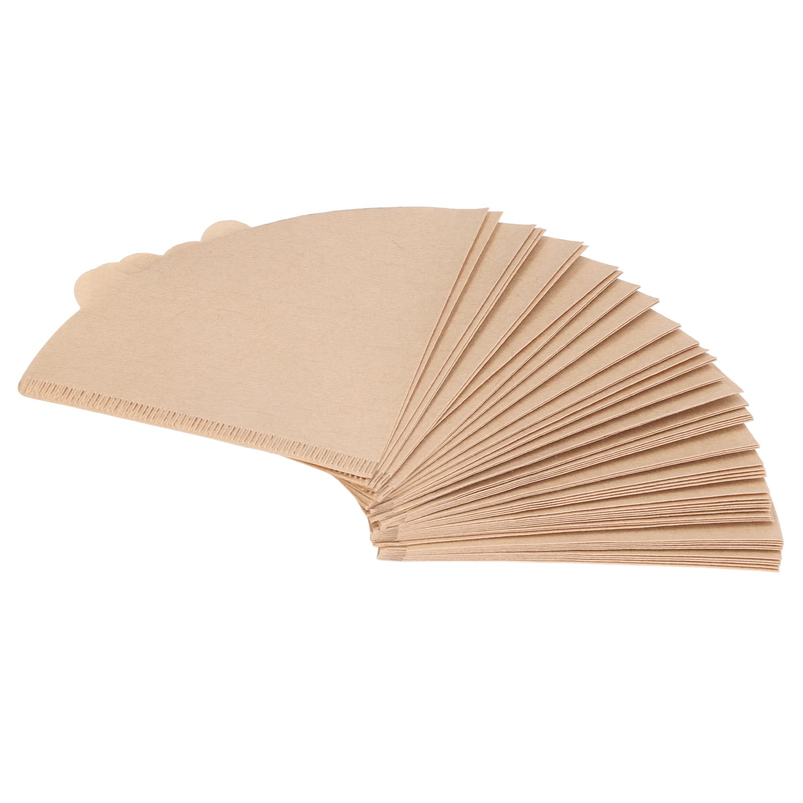Premium V60 Size Dripper Coffee Filter Papers - 100PCS Eco-Friendly Unbleached Paper Filters for Pour Over Brewing | Perfect for Home Baristas, Coffee Shops & Office Use