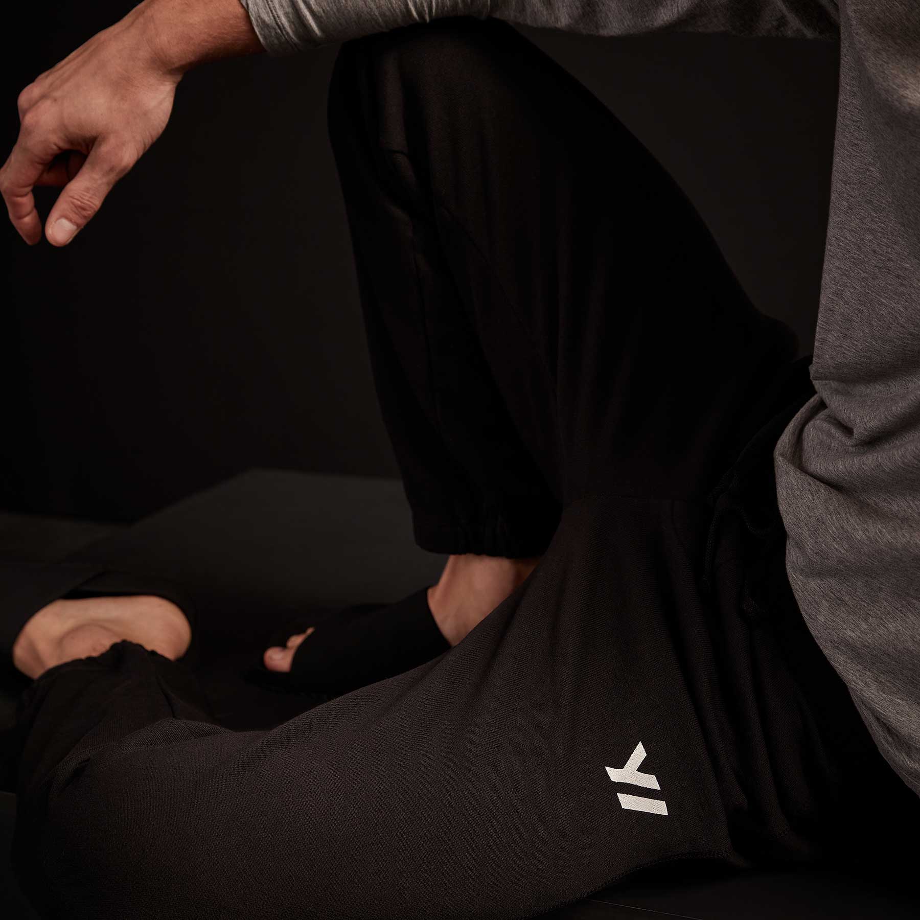 Classic French Terry Sweatpants for Men & Women - Comfortable Lounge Pants in Black & White - Perfect for Yoga, Gym, and Casual Wear
