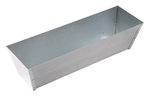 Hyde 9071 12-Inch Galvanized Steel Mud Pan for Drywall & Plastering - Professional Taping Tool for Smooth Joint Compound Application