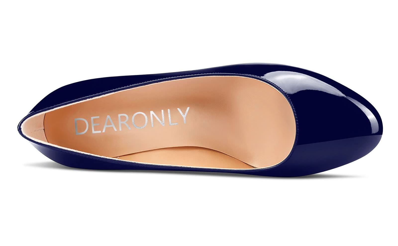 DearOnly Women's Sexy Slip-On Wedge Pumps - 2 Inch Mid Heel Round Toe Shoes for Work, Party & Date Night | Comfortable Office & Evening Wear