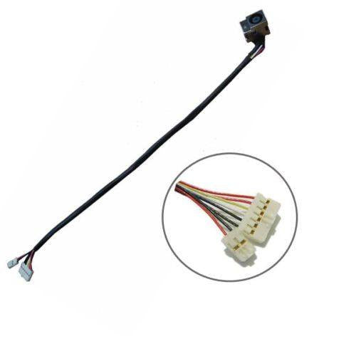 HP Pavilion DV7 2000/2100/3000/3100 Series DC Power Jack Cable 538085-001 - Replacement Charging Port for Laptop Repair & Home Office Use
