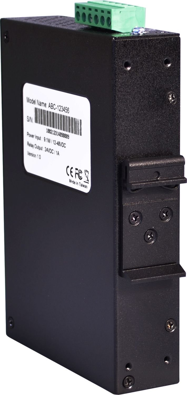Antaira LNX-0702C-SFP Industrial 7-Port Fast Ethernet Switch with 2 SFP Slots, DIN Rail Mount, -10°C to 70°C Operating Temp, 12-48VDC Redundant Power - Ideal for Factory Automation, SCADA Systems & Harsh Industrial Environments