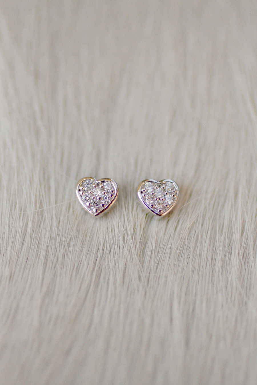Matched Petite Heart Critter Studs - Cute Animal Earrings for Women & Girls - Perfect for Valentine's Day Gifts & Everyday Fashion Accessories