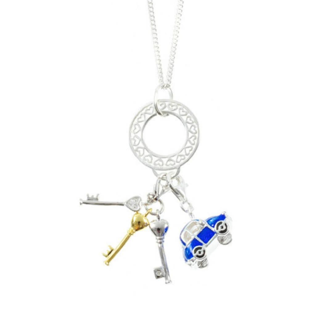 Lucky Beetle Car Charm for Good Fortune - Cute Volkswagen Beetle Pendant for Keychain, Bag & Home Decor - Perfect Gift for Car Lovers & Bug Enthusiasts