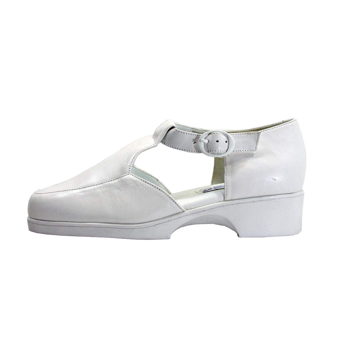 Irma Women's Wide Width T-Strap Comfort Leather Shoes - 24 Hour All-Day Comfort for Work, Walking & Casual Wear