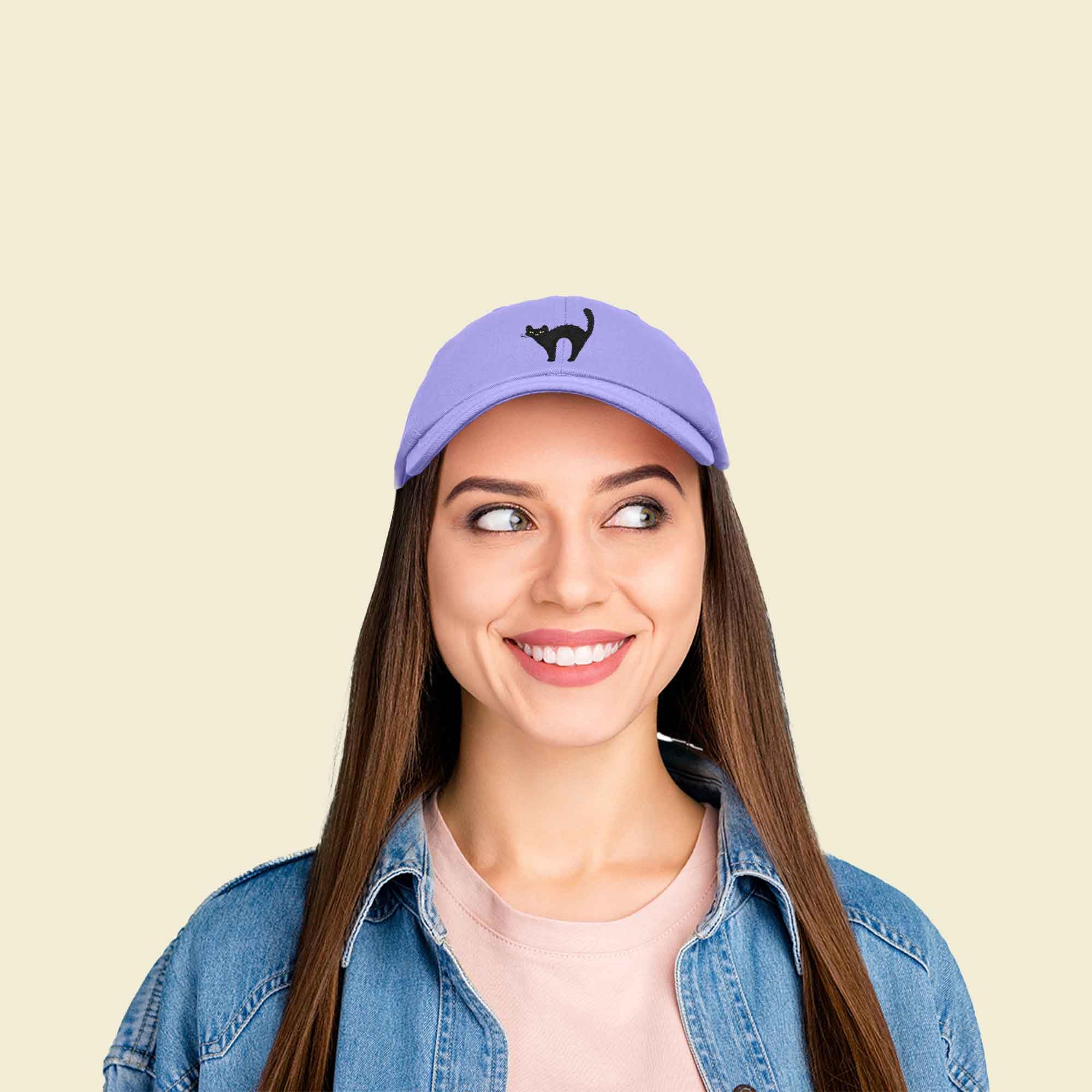 Stylish DALIX Black Cat Baseball Cap for Women - Perfect Halloween Costume Accessory & Casual Fashion Hat for Parties, Cosplay, and Everyday Wear