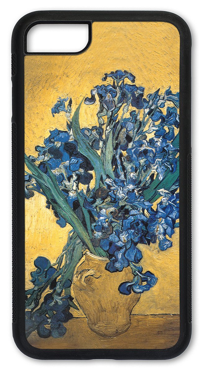 Slim Fit iPhone 6/6S Case - Floral Iris Design Durable Protective Phone Cover for Apple iPhone 6 & 6S - Perfect for Everyday Use, Work & Travel Protection