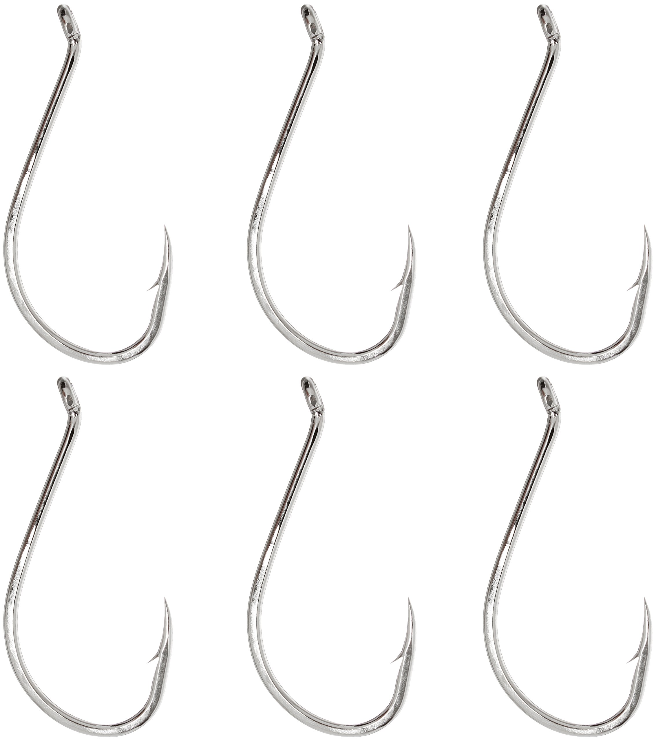 Gamakatsu Octopus Hooks Nickel 7/0 - Premium Saltwater Fishing Hooks for Squid, Octopus & Live Bait - Strong & Sharp Corrosion-Resistant Hooks for Deep Sea & Offshore Fishing