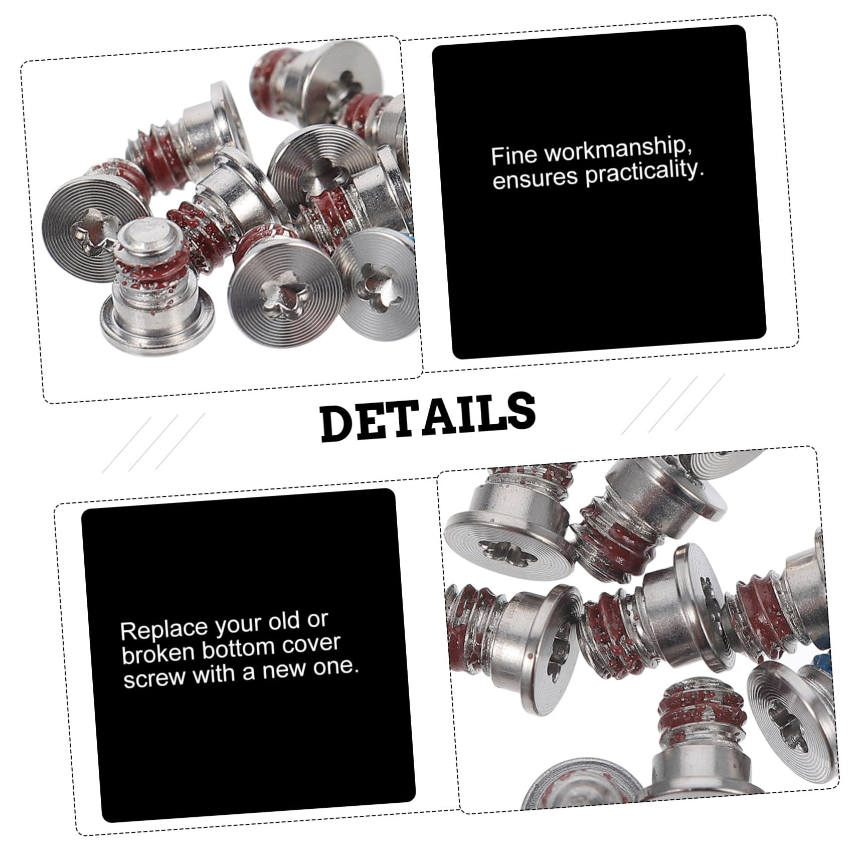 BUTIFULSIC Laptop Replacement Screw Set - Computer Bottom Cover Screws, Alloy Laptop Case Screws, Replacement Accessories for Laptop Repair and Maintenance