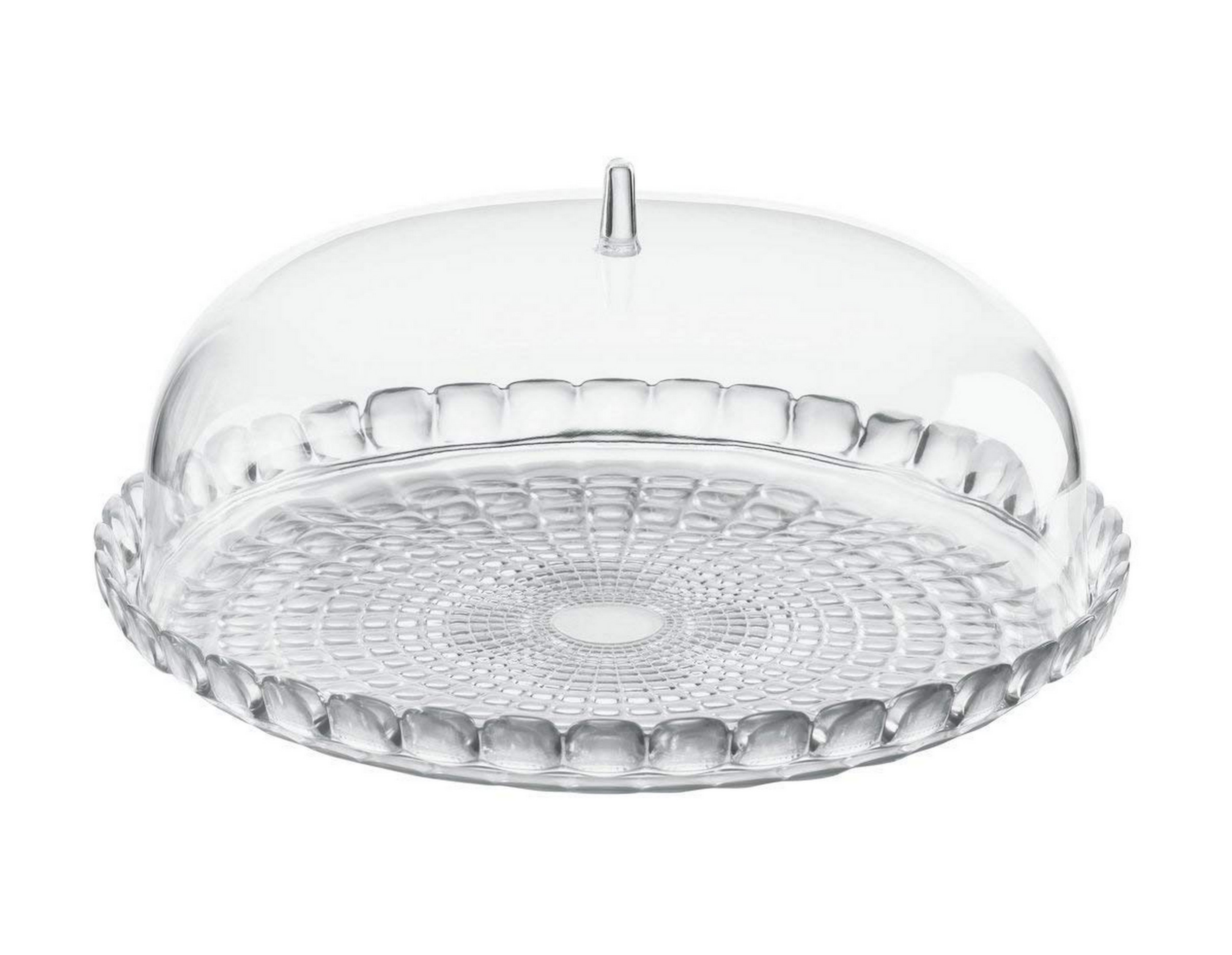 Guzzini 36 x 0.14 cm Stainless Steel Cake Stand and Serving Set - Elegant Dessert Display for Weddings, Parties & Home Baking (SMMA)