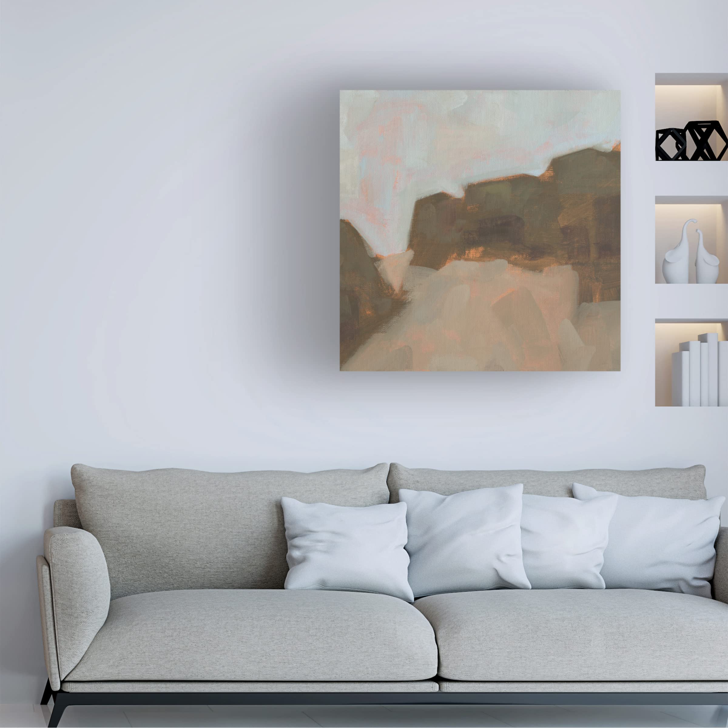 Jacob Green 'Chestnut Grove I' Canvas Wall Art Print - Nature Landscape Painting for Living Room, Bedroom & Office Decor | Trademark Fine Art Collection