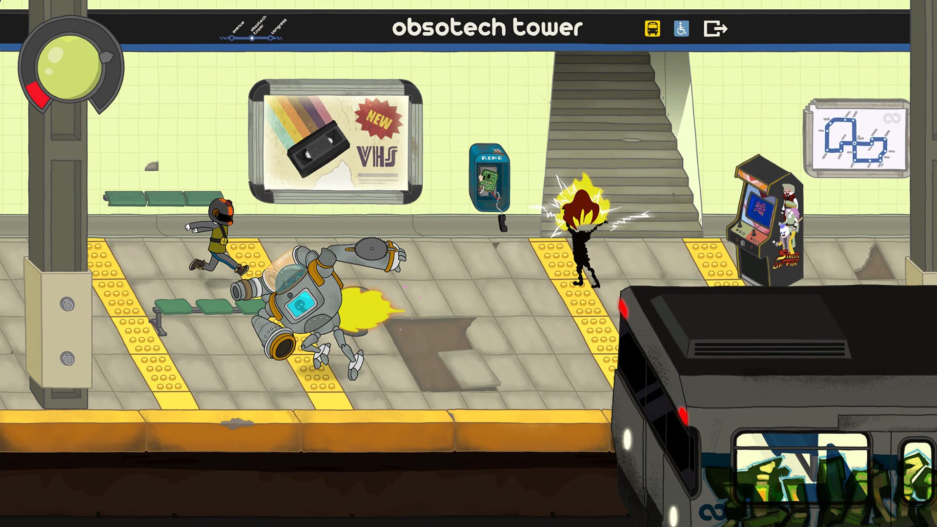 Psychotic's Colossus Down Destroy'Em Up Edition - Nintendo Switch Game | Action-Packed Arcade Style Fighting for Home & Party Gaming