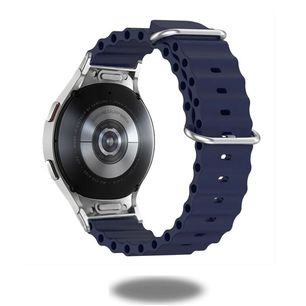 No Gaps Sports Ocean Bands for Samsung Galaxy Watch - Durable Silicone Strap for Swimming, Running & Fitness Tracking - Waterproof & Sweatproof Smartwatch Accessory for Active Lifestyles