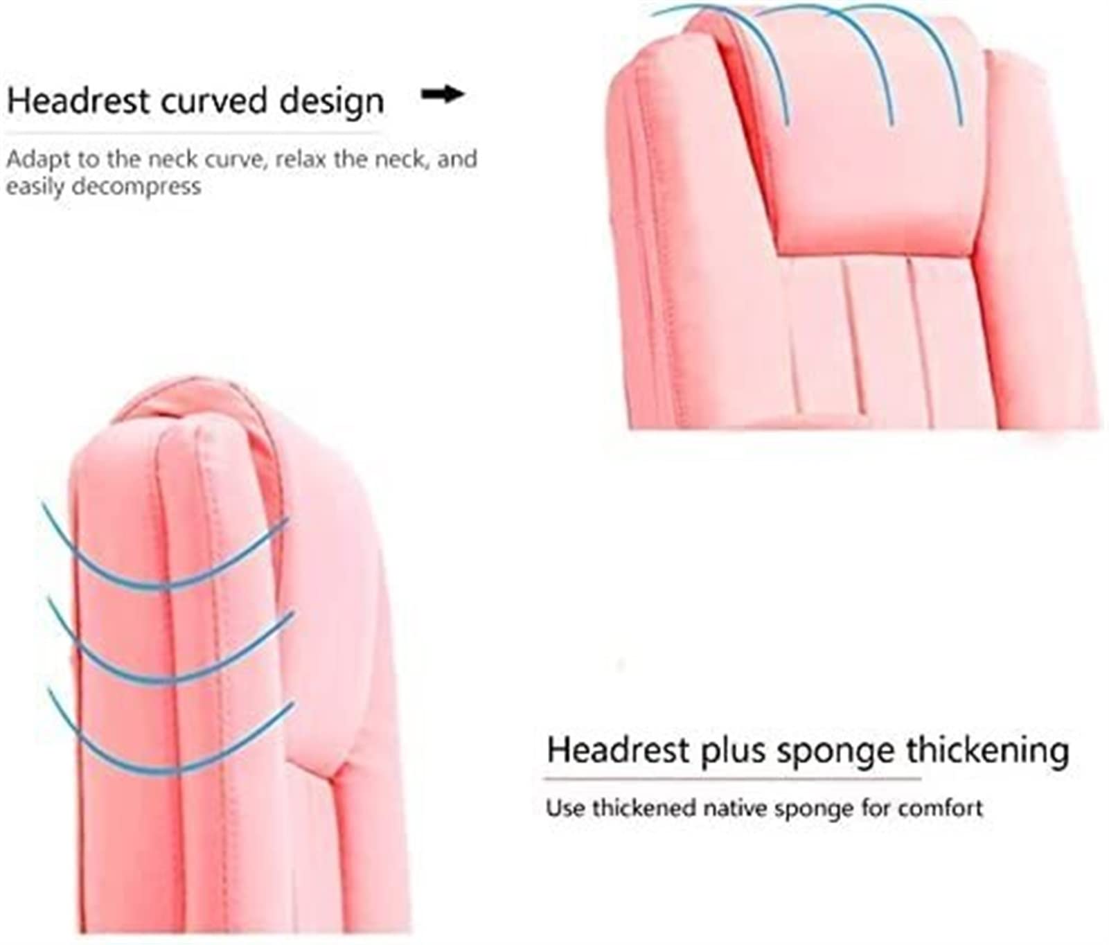 Ergonomic Office Chair - Adjustable Swivel Computer Desk Chair with Lumbar Support, Reclining Backrest, and Padded Armrests for Home Office & Gaming (Green) - Perfect for Long Work Hours, Online Meetings, and PC Gaming Sessions