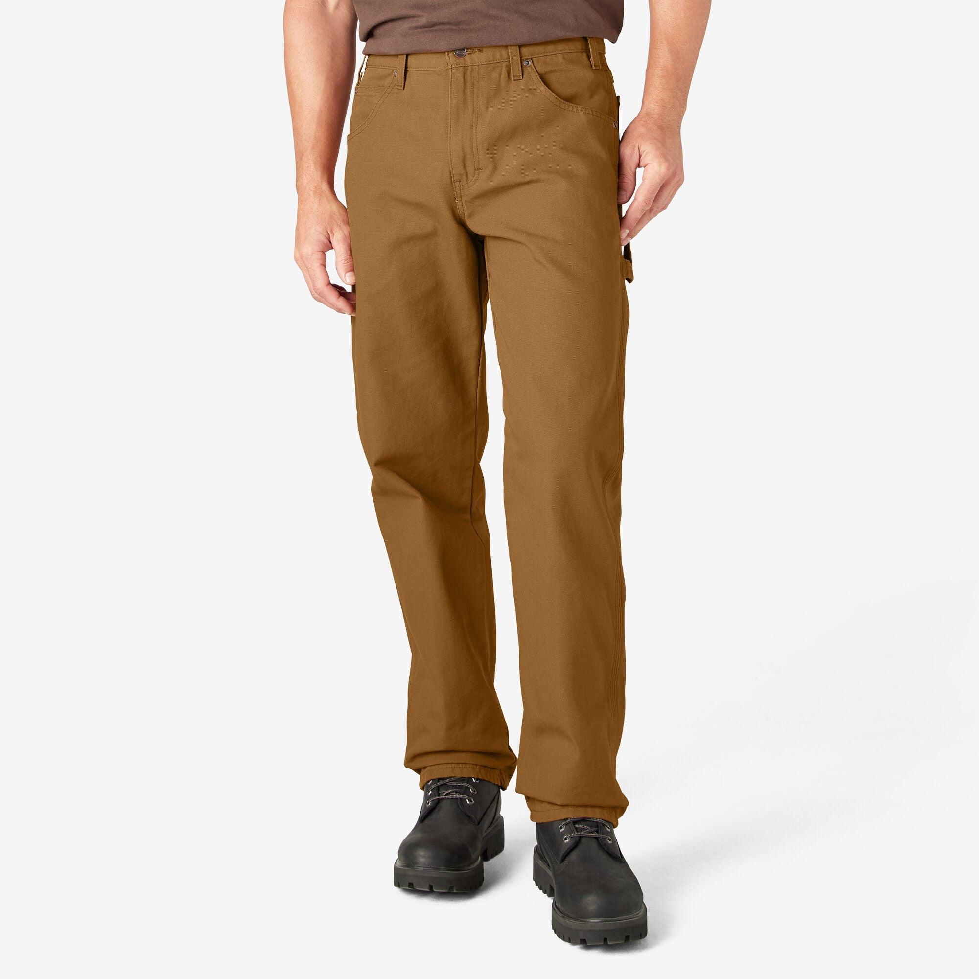 Relaxed Fit Heavyweight Duck Carpenter Pants for Men - Durable Workwear in Classic Brown | Perfect for Construction, Carpentry & Outdoor Jobs