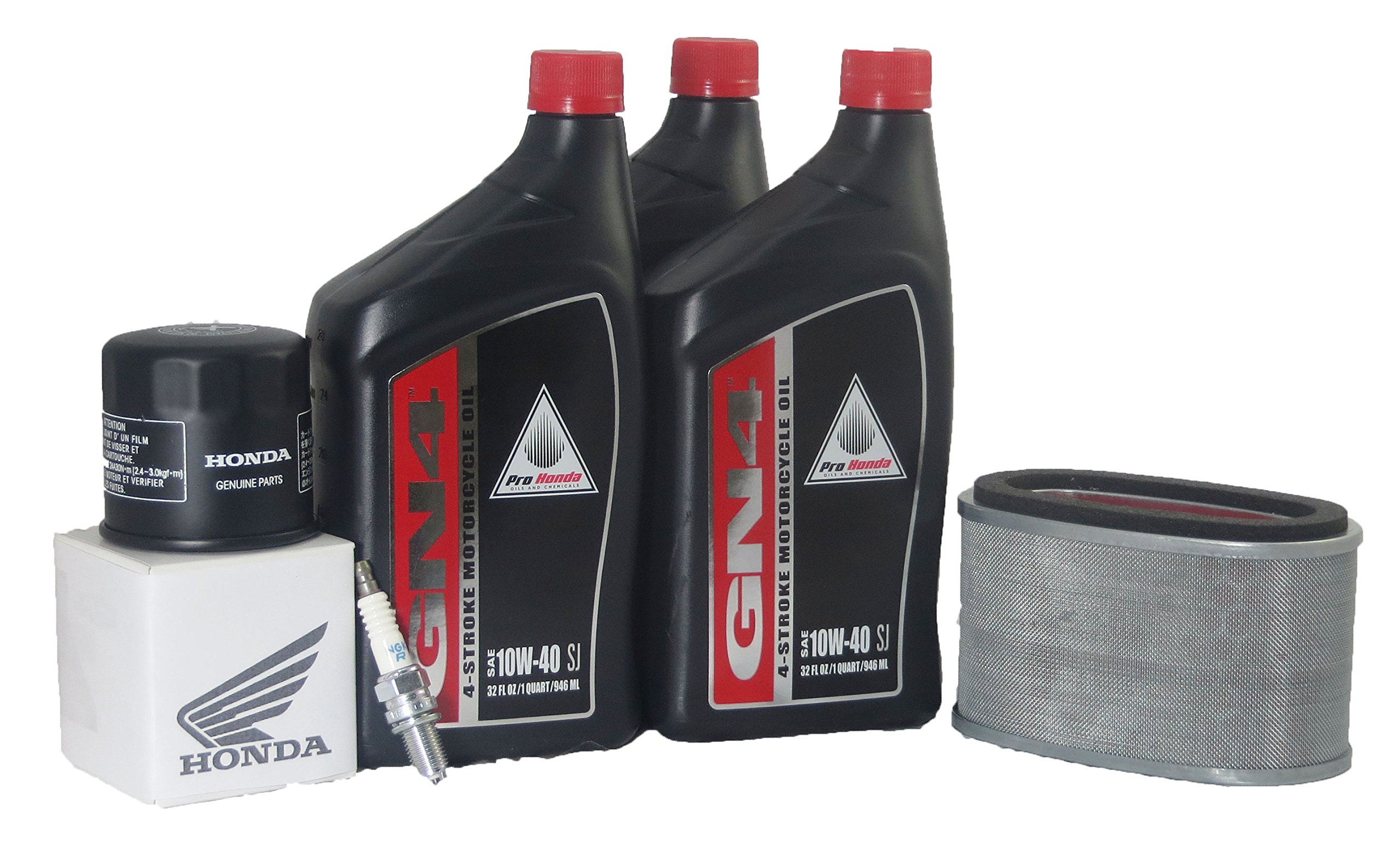 2004-2006 Honda VT750C/CA Shadow Aero Complete Tune Up Kit - Spark Plugs, Air Filter, Oil Filter for Motorcycle Maintenance & Performance Upgrade