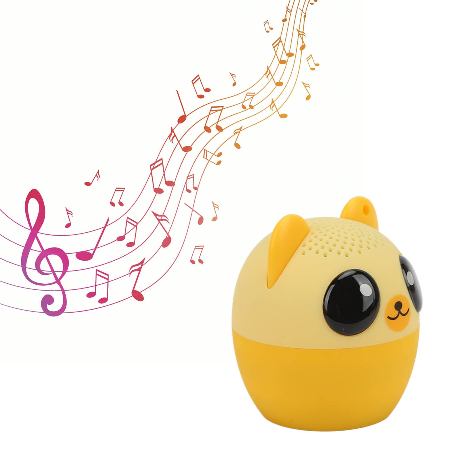 Pet Mini Speaker - Compact Bear Wireless Speaker with Selfie Function, Portable Bluetooth Speaker for Kids, Home, Travel, and Outdoor Adventures