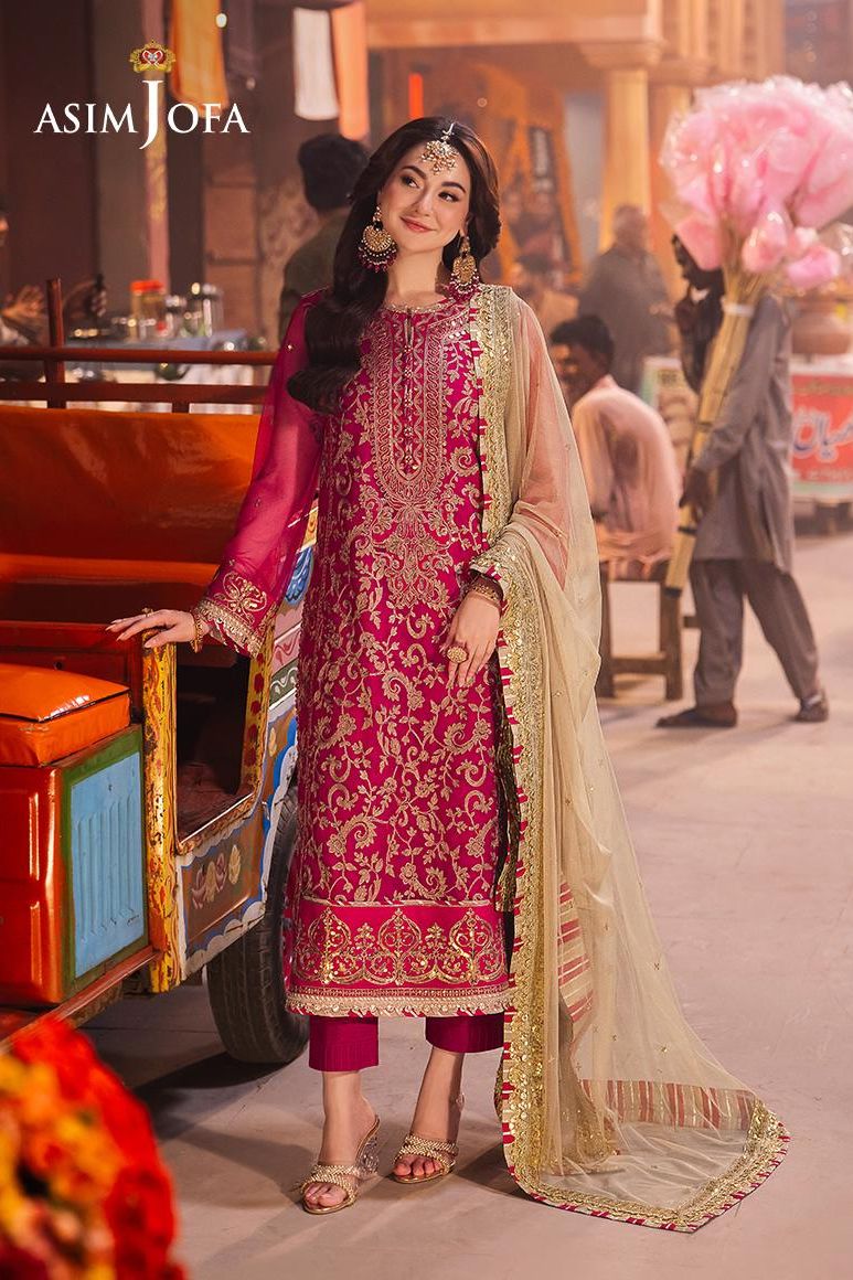 Asim Jofa Sparkling Collection - Elegant Designer Dresses for Women | Perfect for Weddings, Parties & Special Occasions