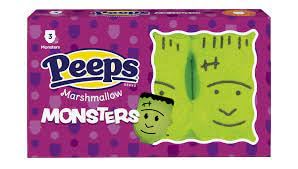 Halloween Peeps Candy Variety Pack - Ghosts, Monsters, Pumpkins & Skulls - 3oz (4 Pack) | Fun Halloween Treats for Parties, Trick-or-Treating & Office Celebrations
