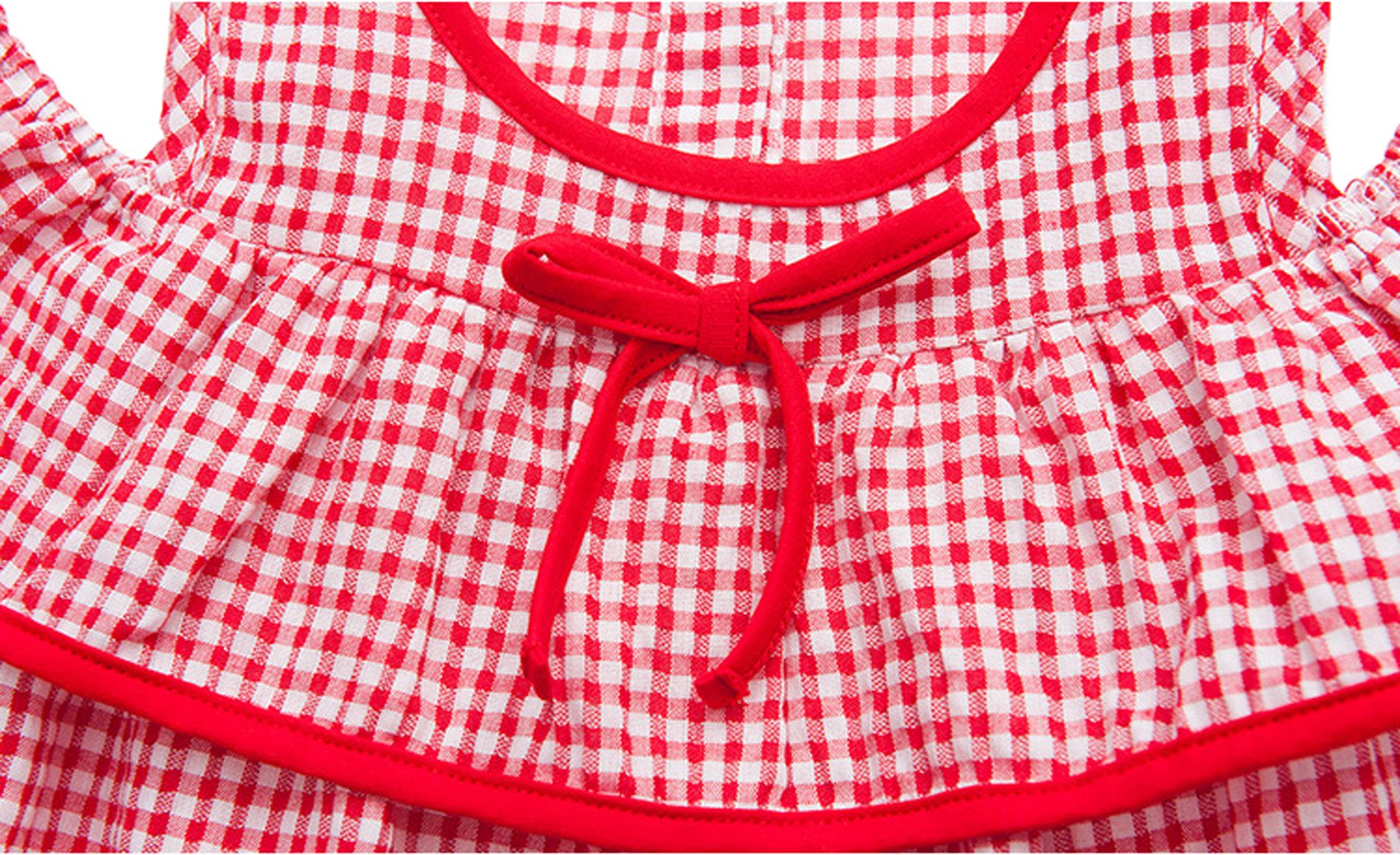 Stylish Plaid Ruffle Dress for Baby Girls | Summer Outfit | Perfect for Playdates, Parties & Photo Shoots