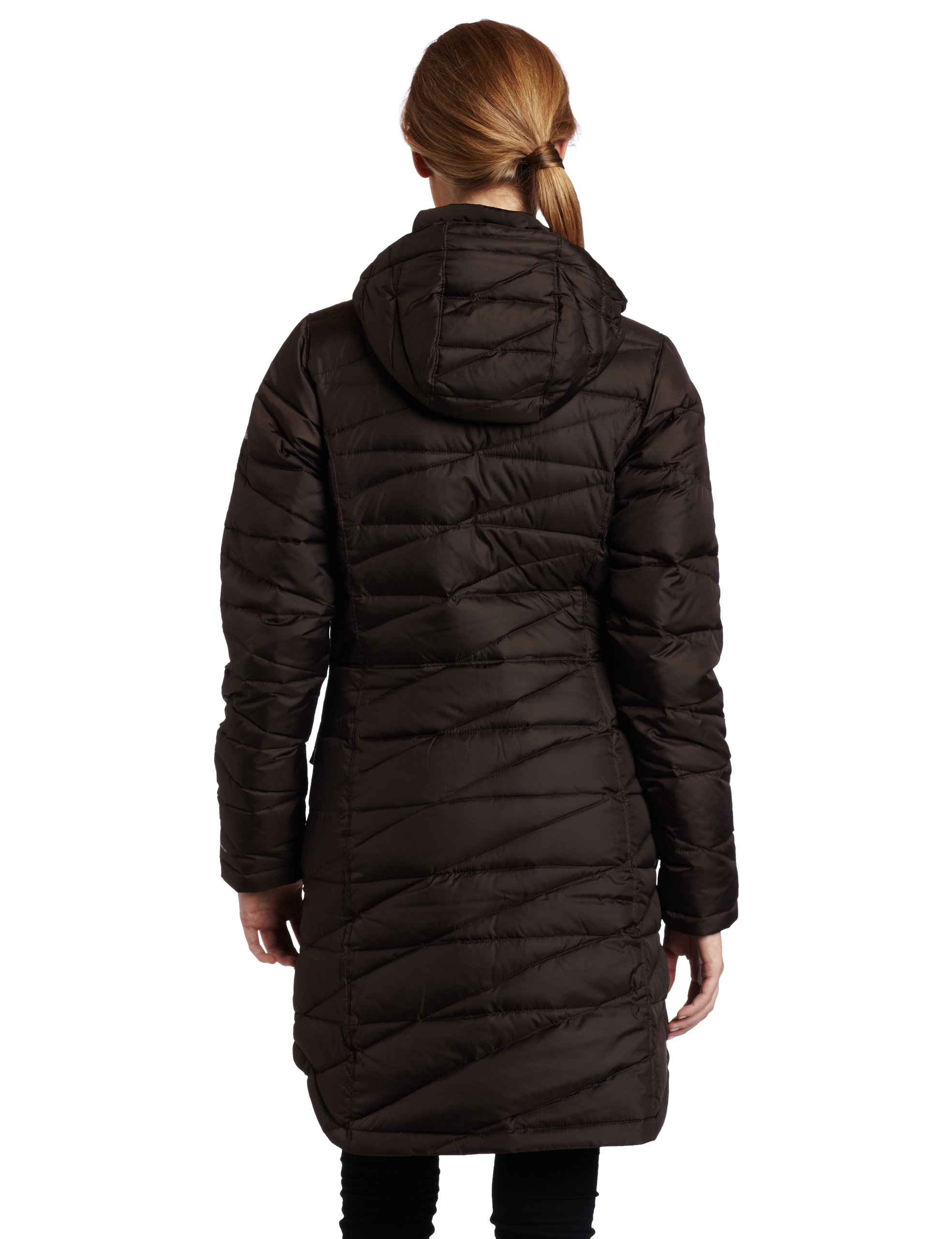 Columbia Women's Down Home Diva Long Jacket - Waterproof Winter Coat with Hood, Lightweight Warm Puffer Jacket for Hiking, Skiing & Outdoor Activities