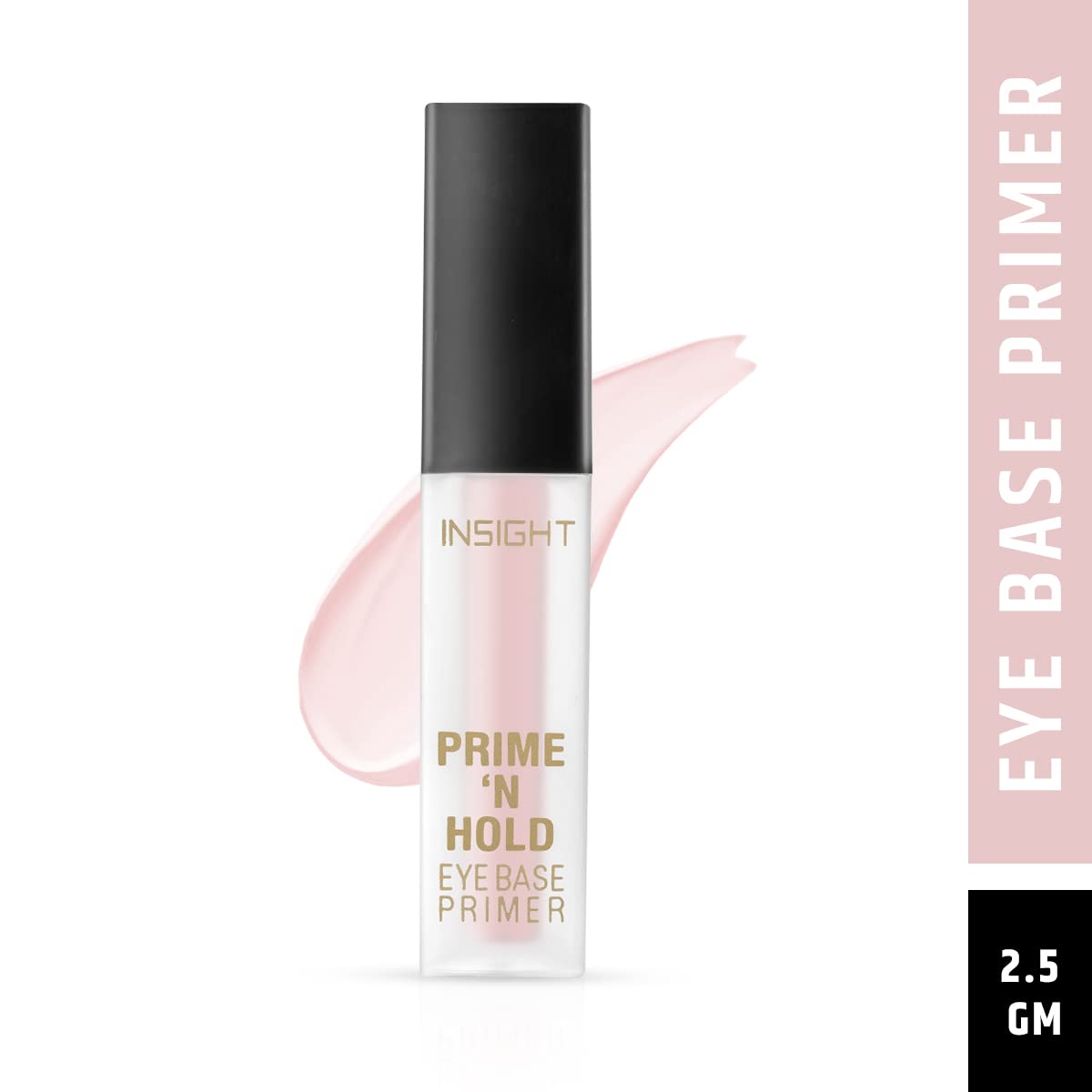 Insight Cosmetics Prime N Hold Eye Base Primer - Clear Waterproof Eyeshadow Base for Oily Lids, Prevents Creasing & Extends Makeup Wear (2.5g) | Perfect for Long-Lasting Eye Makeup, Daily Use & Professional Makeup Artists