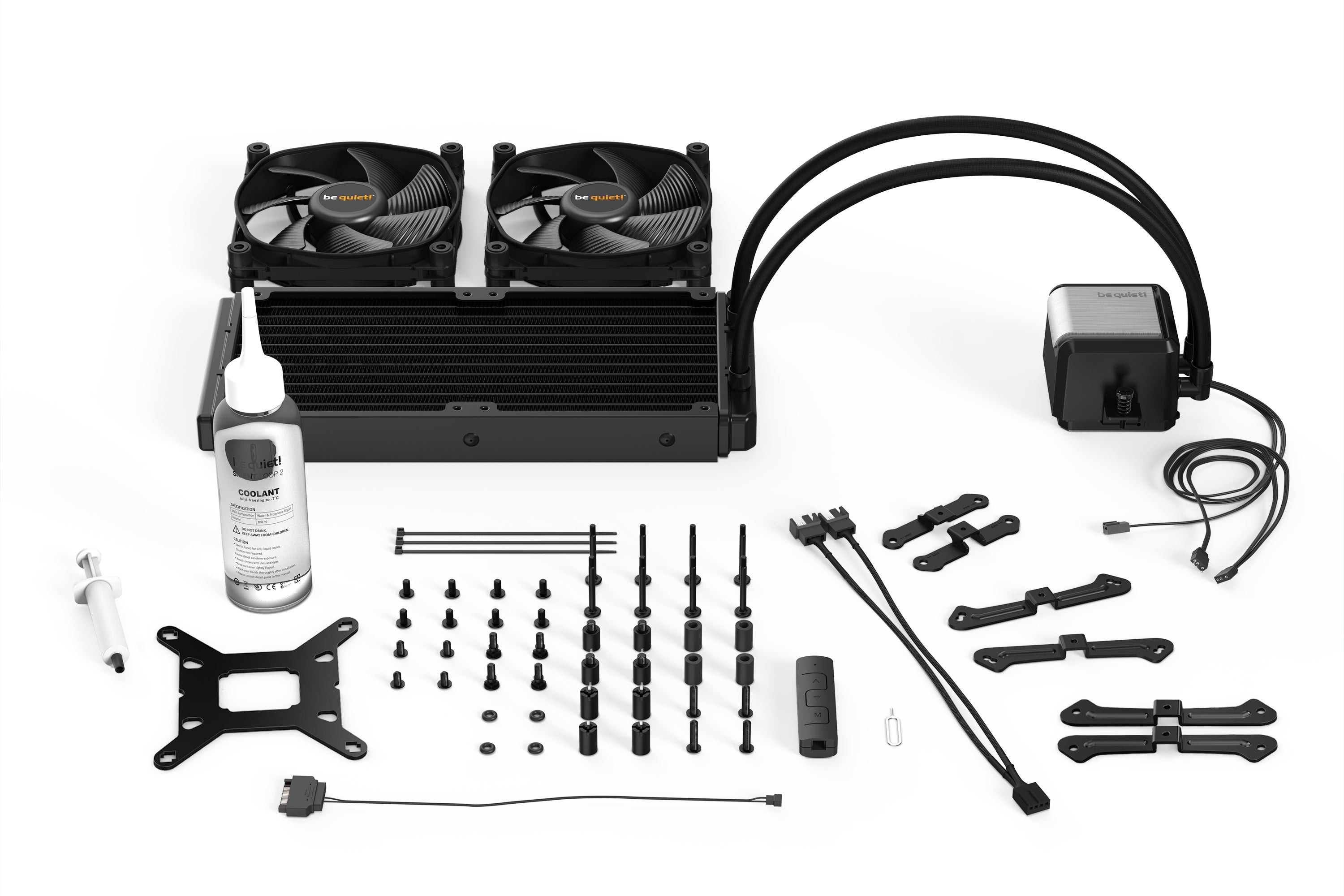 be quiet! Silent Loop 2 240mm AIO Liquid CPU Cooler - High Performance Water Cooling System for PC Gaming, Overclocking & Silent Operation - Perfect for Gaming PCs, Workstations & High-End Builds
