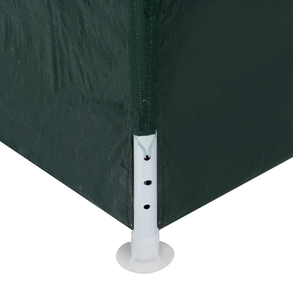 CHARMMA 10x10 Heavy Duty Party Tent - Large Outdoor Pop Up Canopy for Weddings, Backyard Events & Fiestas | Waterproof Green Shelter for Camping, Picnics & Outdoor Gatherings