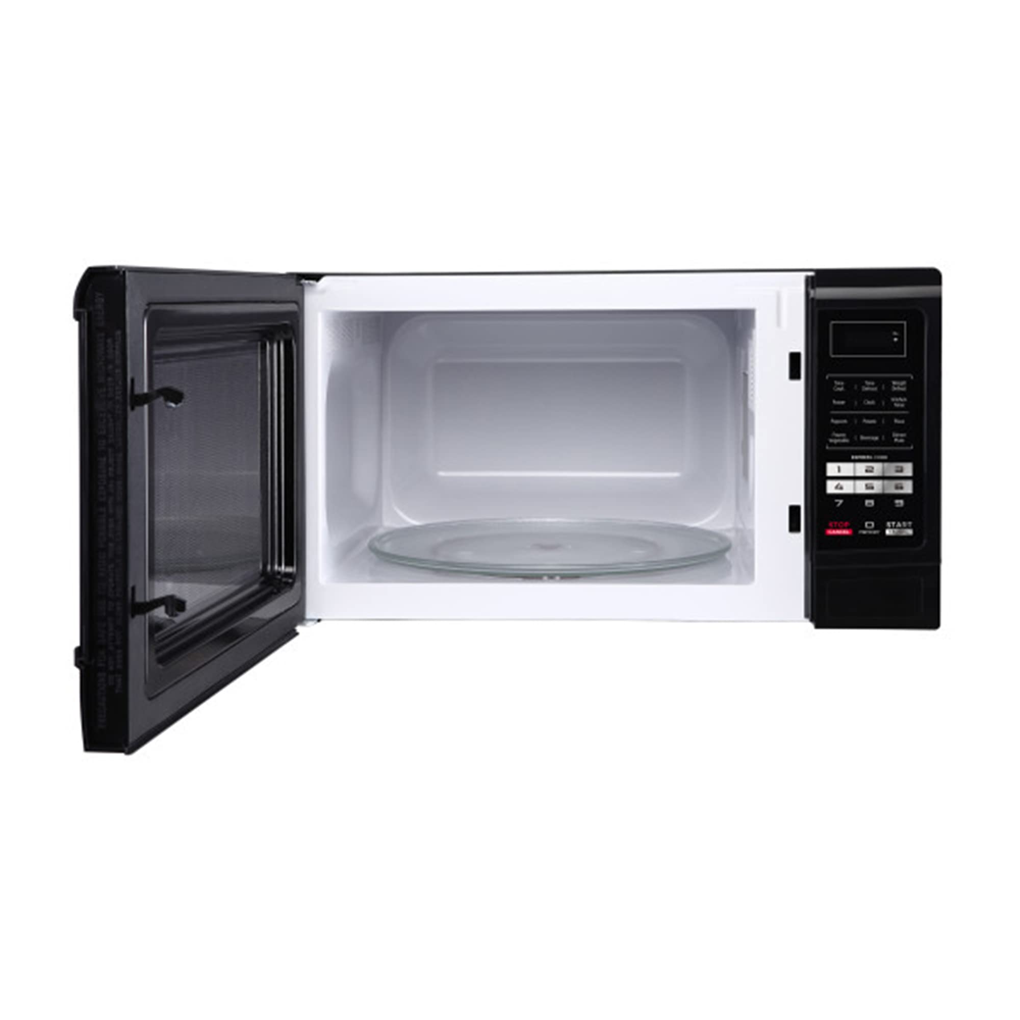 Magic Chef Countertop Microwave Oven - 1100W, 1.6 Cu Ft Compact Space-Saving Design, Black - Perfect for Small Kitchens, Dorms & Office Break Rooms