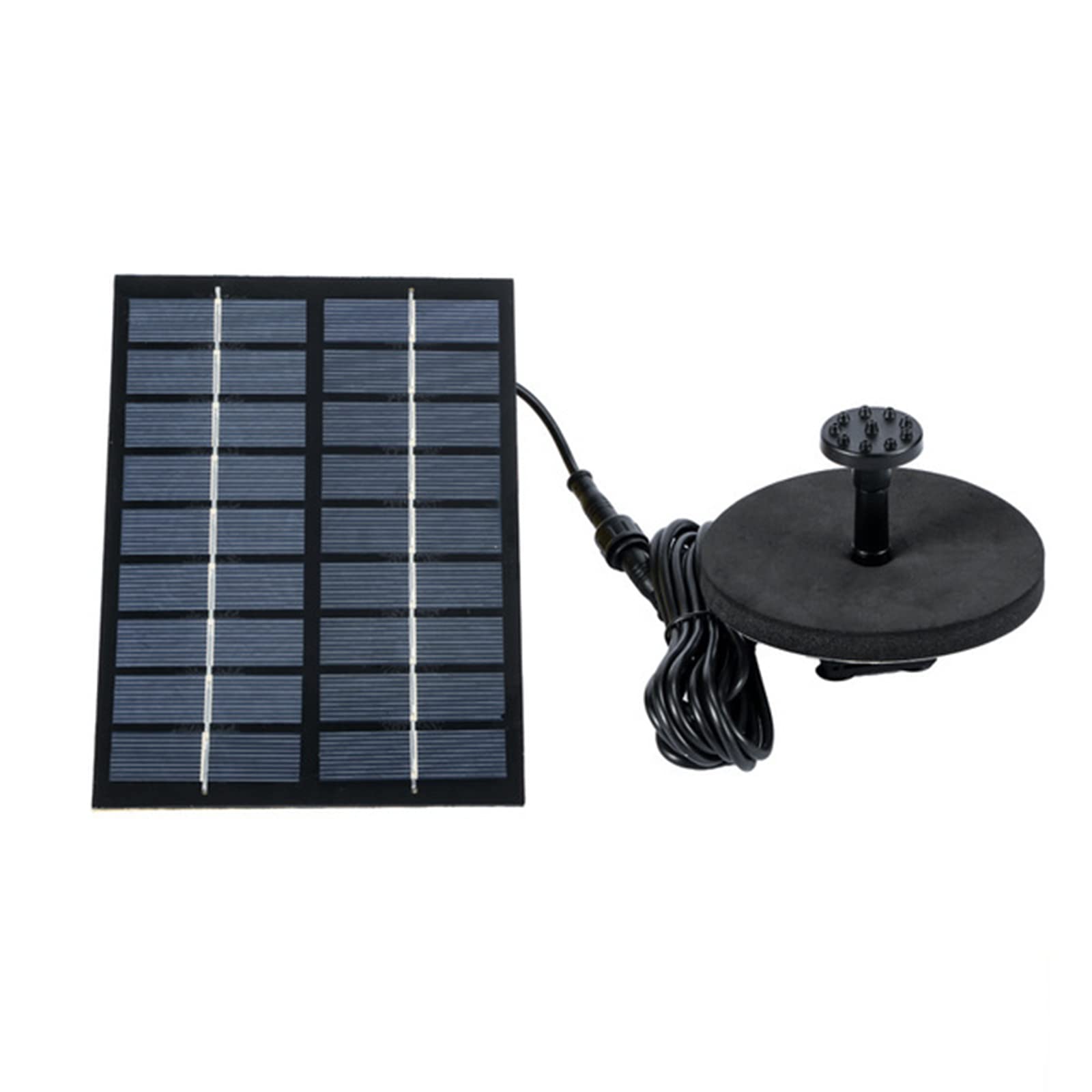 JIAOXIASM 1.7W Solar Powered Water Pump Kit for Bird Bath, Garden Fountain, Small Pond - Outdoor Solar Fountain Pump with Panel for Patio, Lawn, Pool Decor | Perfect for Backyard, Garden & Water Features